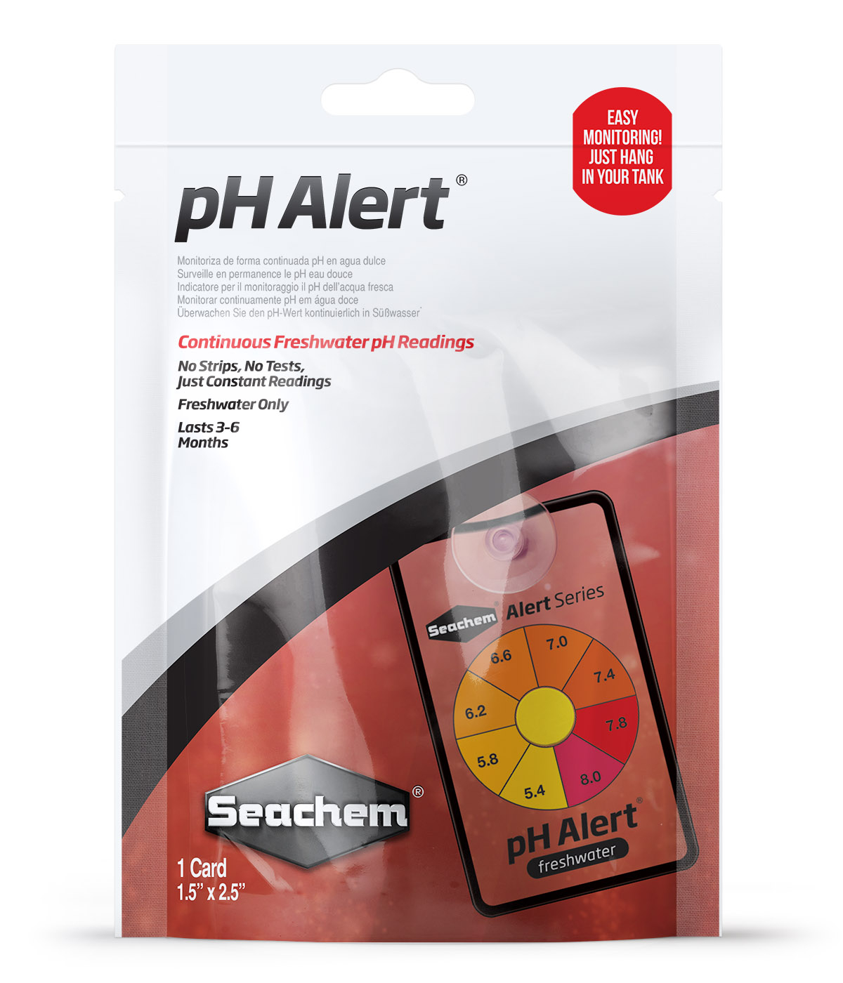 Marine Aquarium Test Kit - Seachem-prueba de agua, alerta de PH,