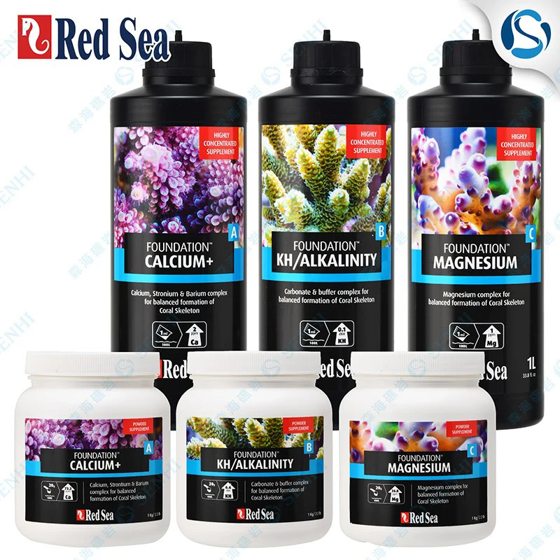 Marine Aquarium Test Kit - Base de Mar Rojo, suplemento ABC,
