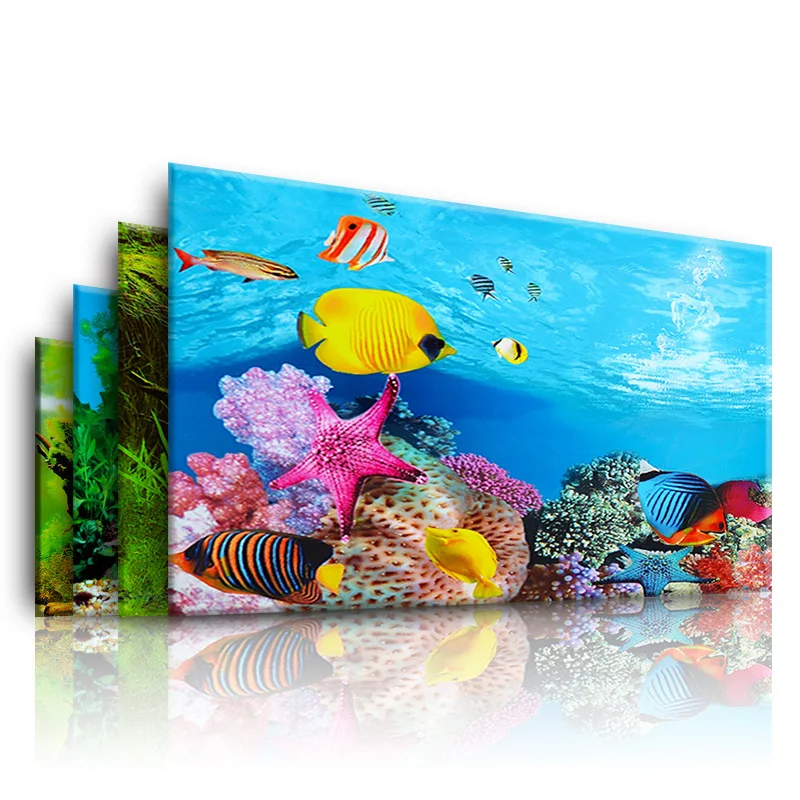Marine Aquarium Hobby - Fondo para acuario, pegatina 3d, póster,