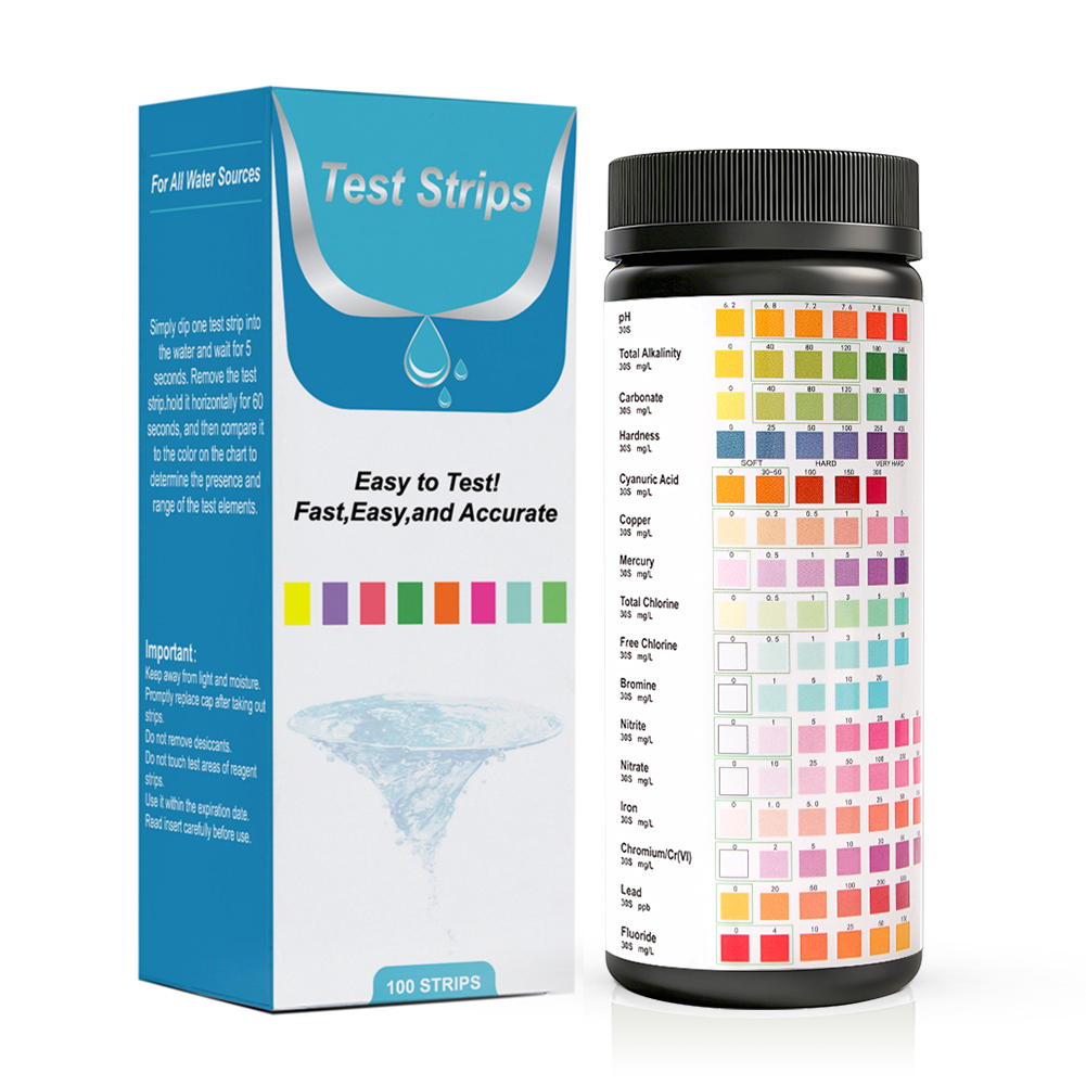 Marine Aquarium Test Kit - Tiras Reactivas para Análisis de Agua