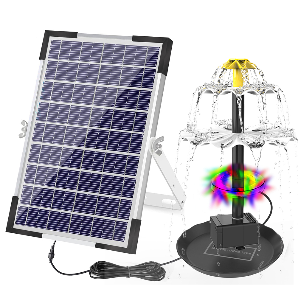 Aquarium Marine Lights - Bomba de Fuente Solar para baño