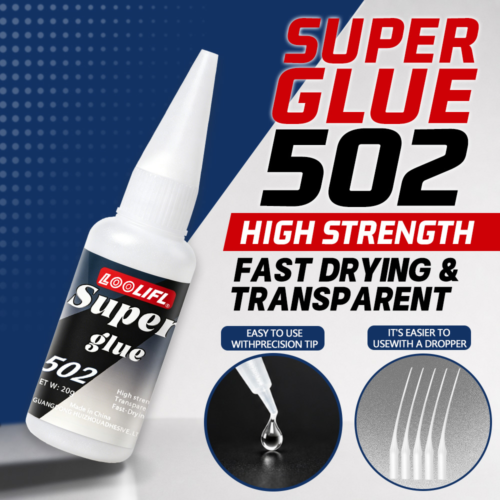 Aquarium & Marine Museum Ums - Loolifl-502-20Ml Adhesivo de Cianoacrilato Transparente Instantáneo
