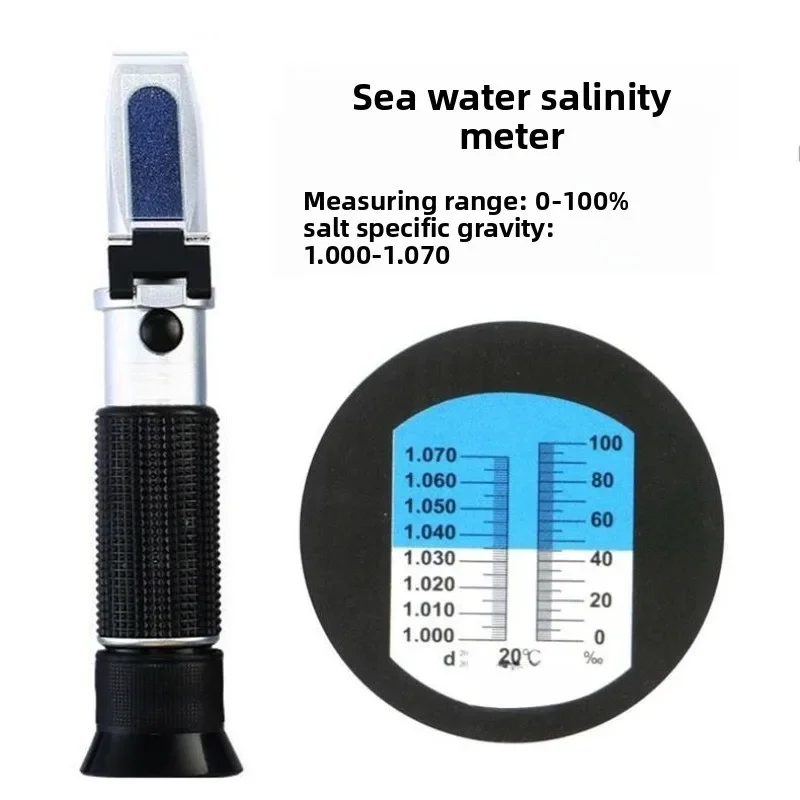 Refractometer Salinity - Medidor de salinidad del agua de