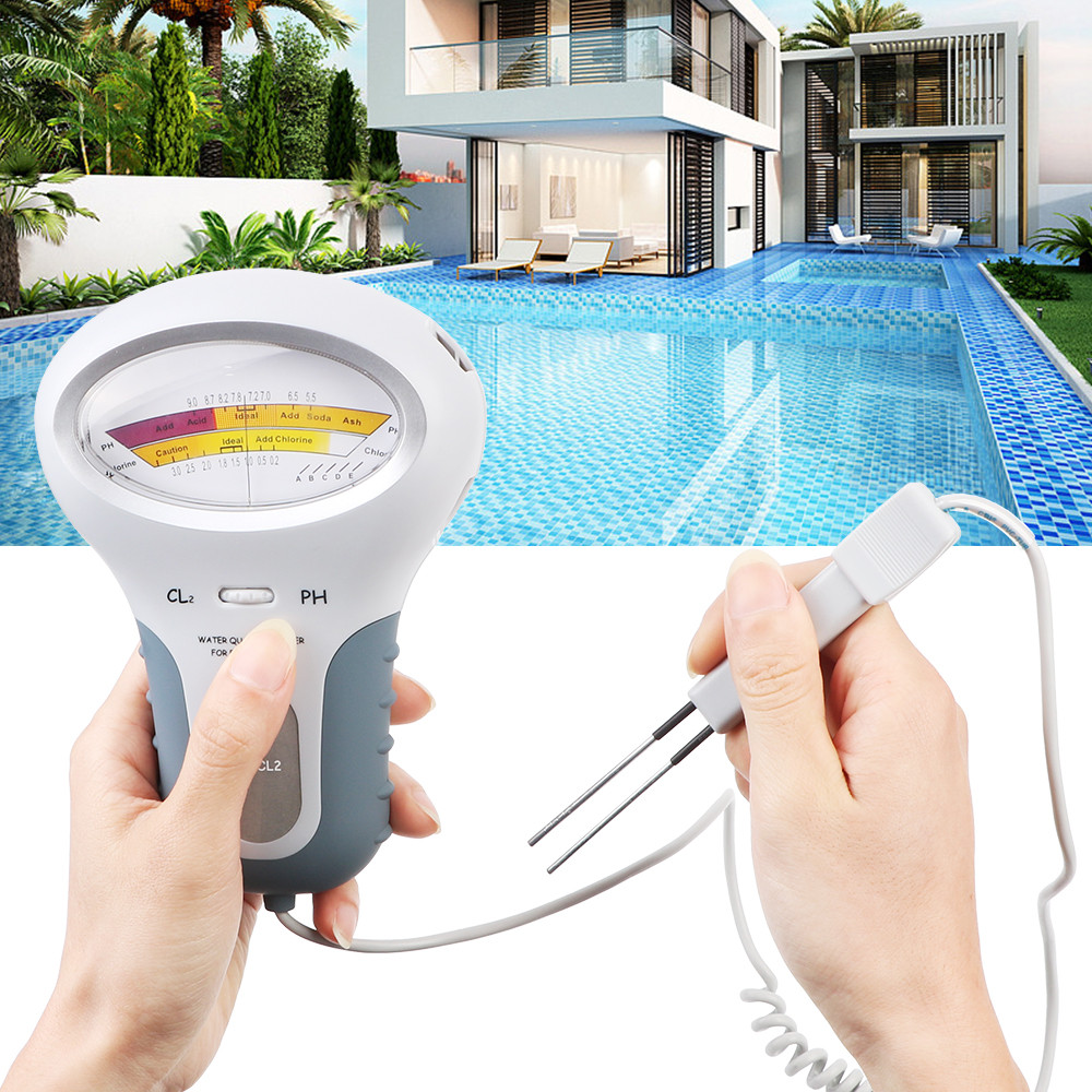 Marine Aquarium Water Testing - Medidor de PH y cloro 2