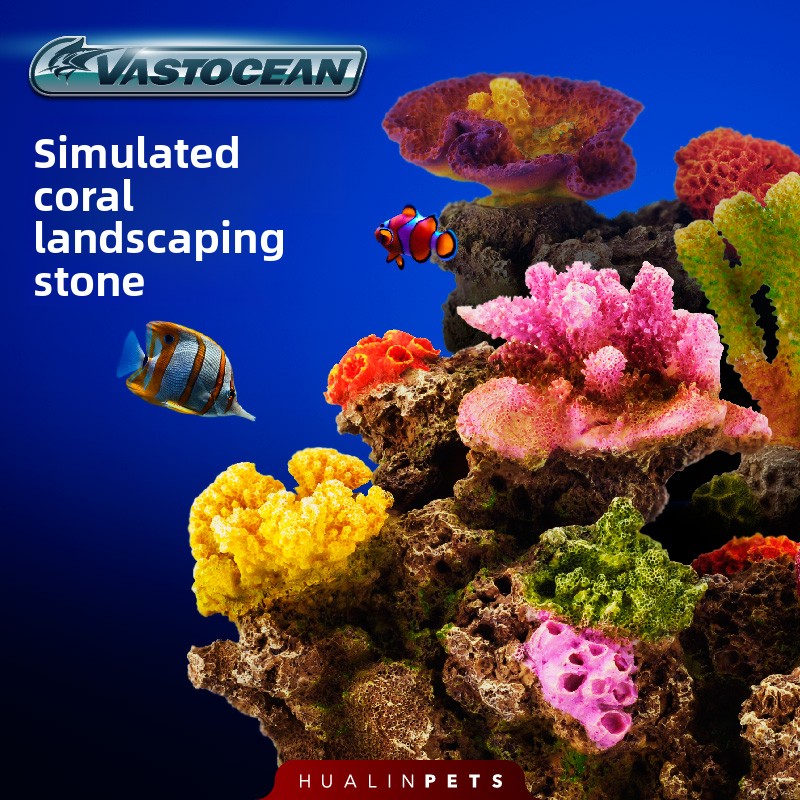 Aquarium Marine Rock - Vastocean-decoración de ecosistema de arrecife realista,