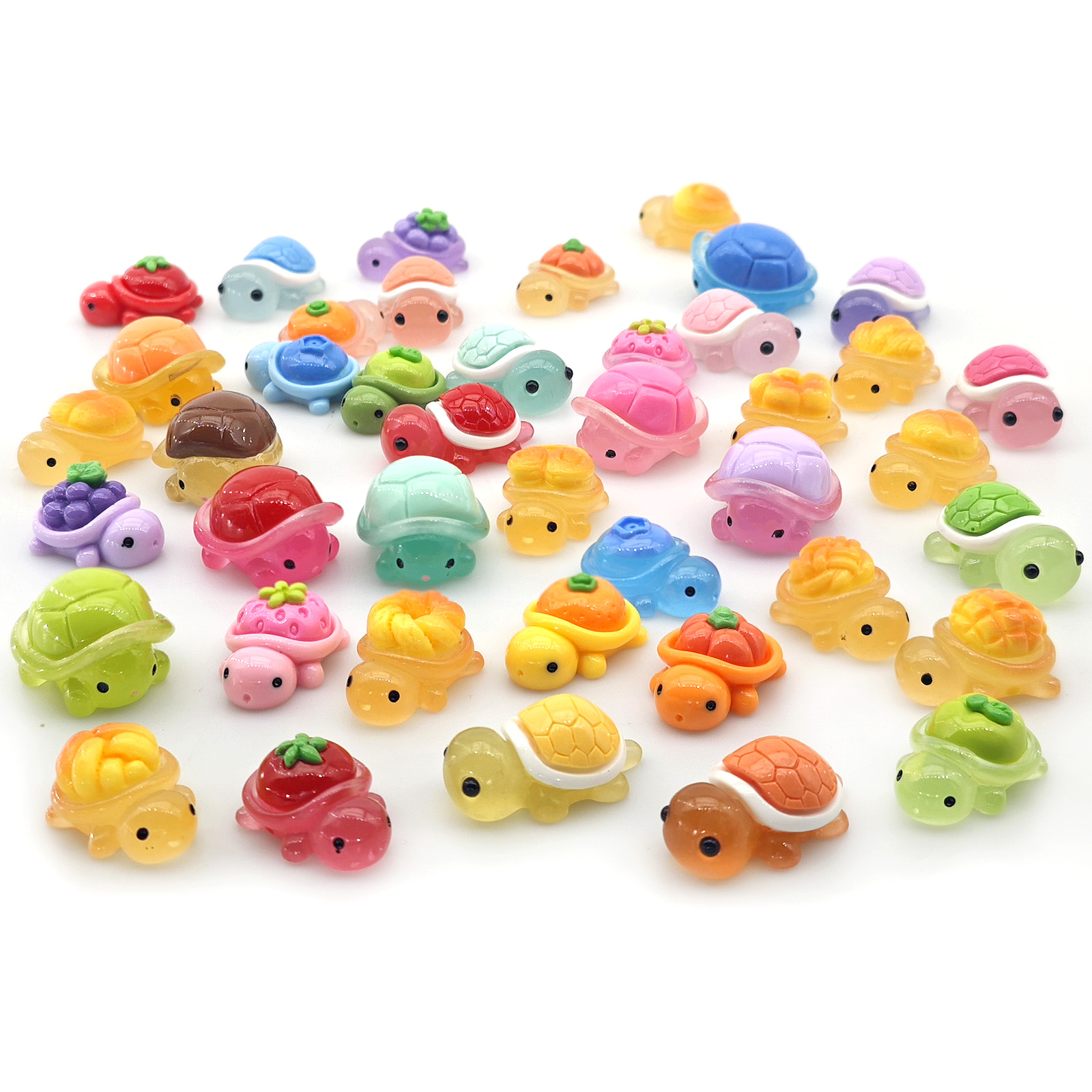 Marine Aquarium Home - Mini animales de tortuga de resina