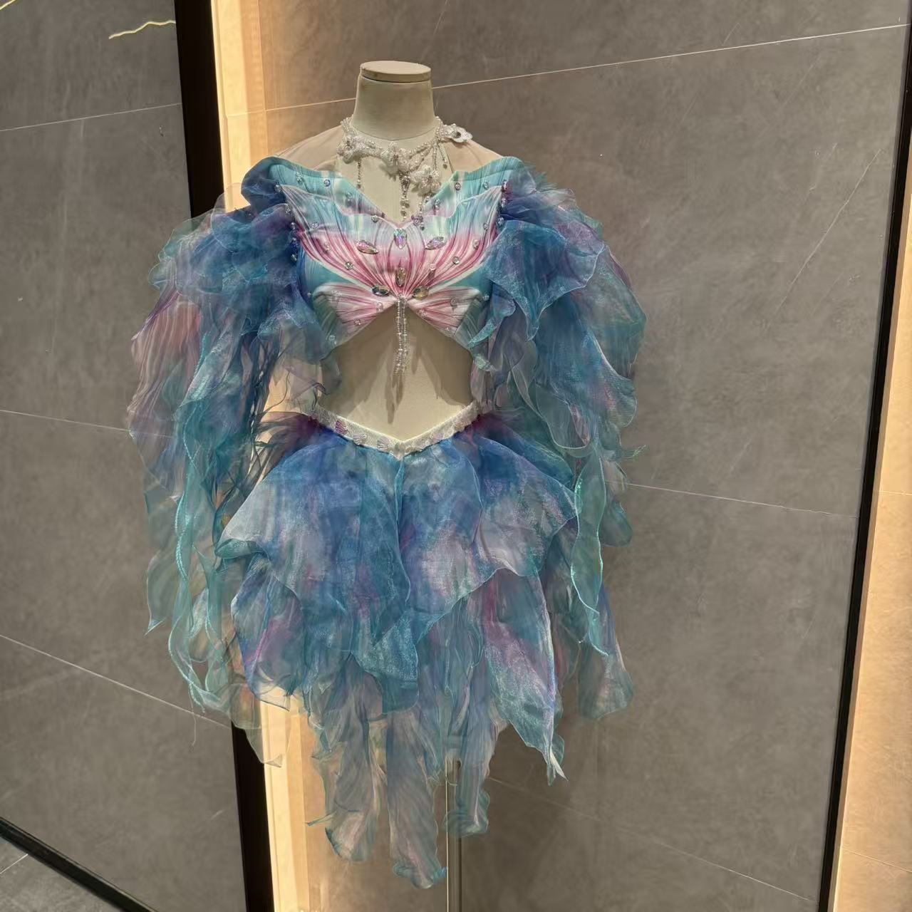 Aquarium & Marine Museum Ums - Falda de Sirena para Baile Acuático,