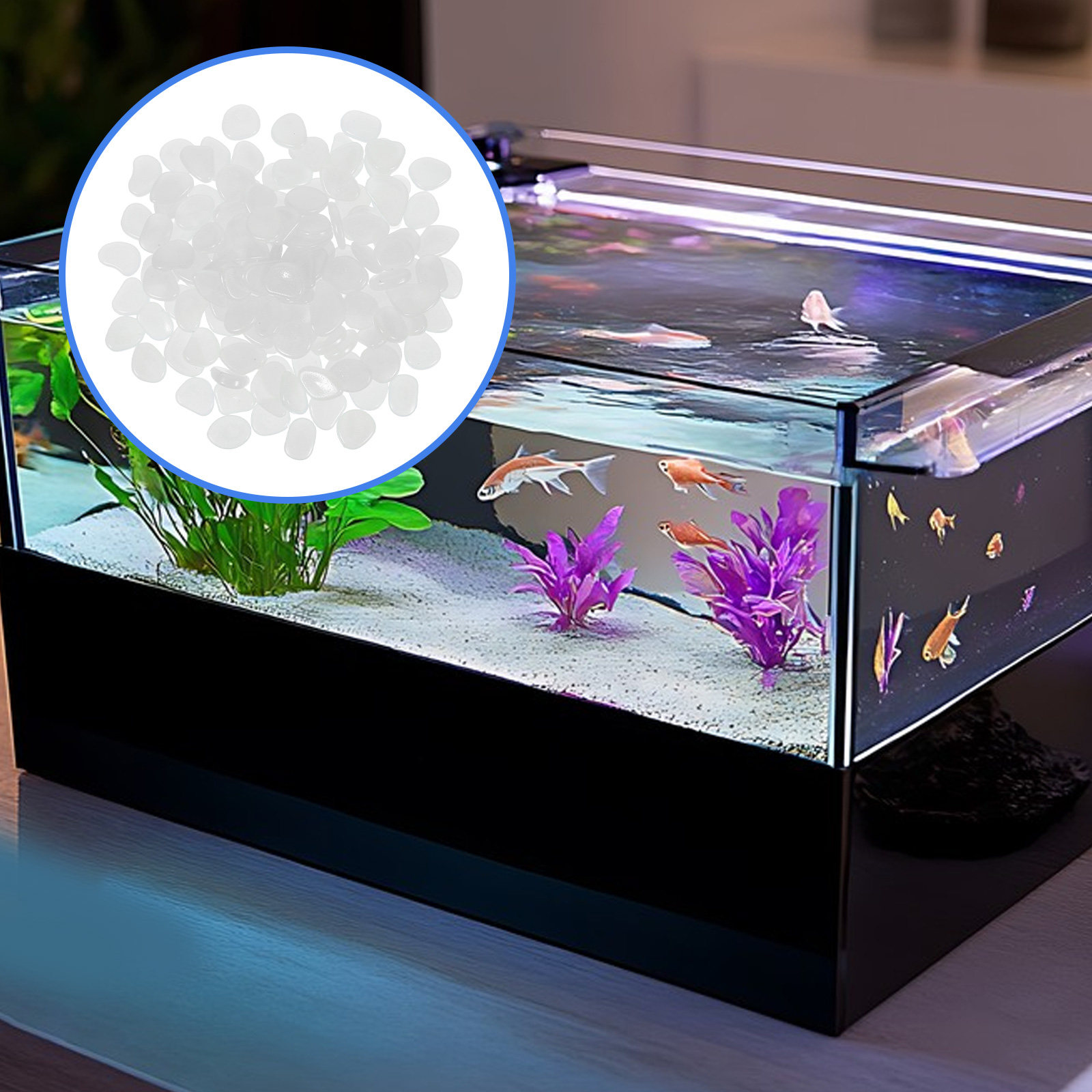 Aquarium Marine Rock - 200 piezas de rocas luminosas para