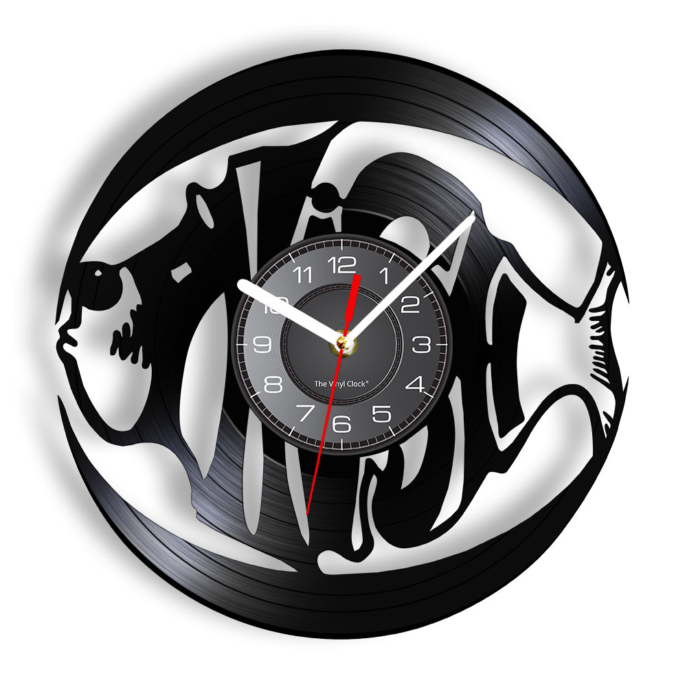 Marine Aquarium Home - Reloj de Pared de Vinilo con