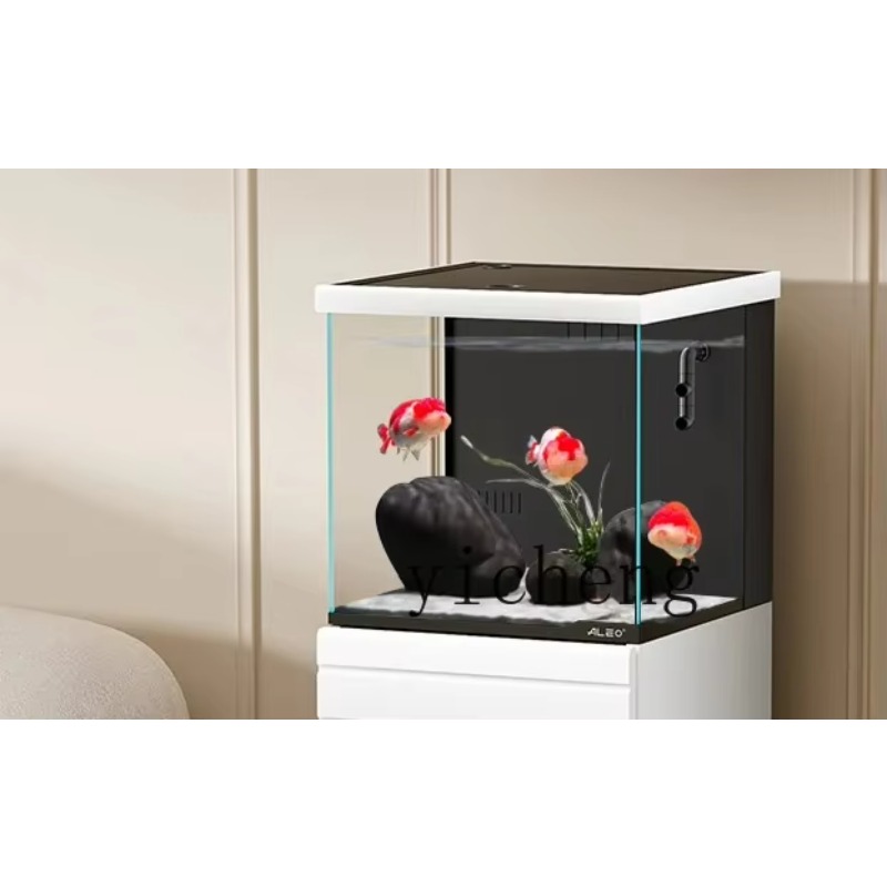 Marine Aquarium Home - FY1-filtro inferior de cristal ultraclaro pequeño