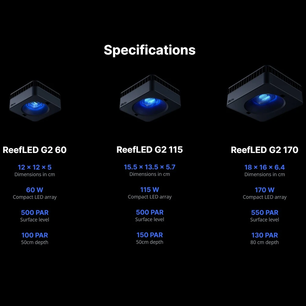 RedSea ReefLED G2 60/115/170 n - Marine Aquarium Led Lights reseña y precio