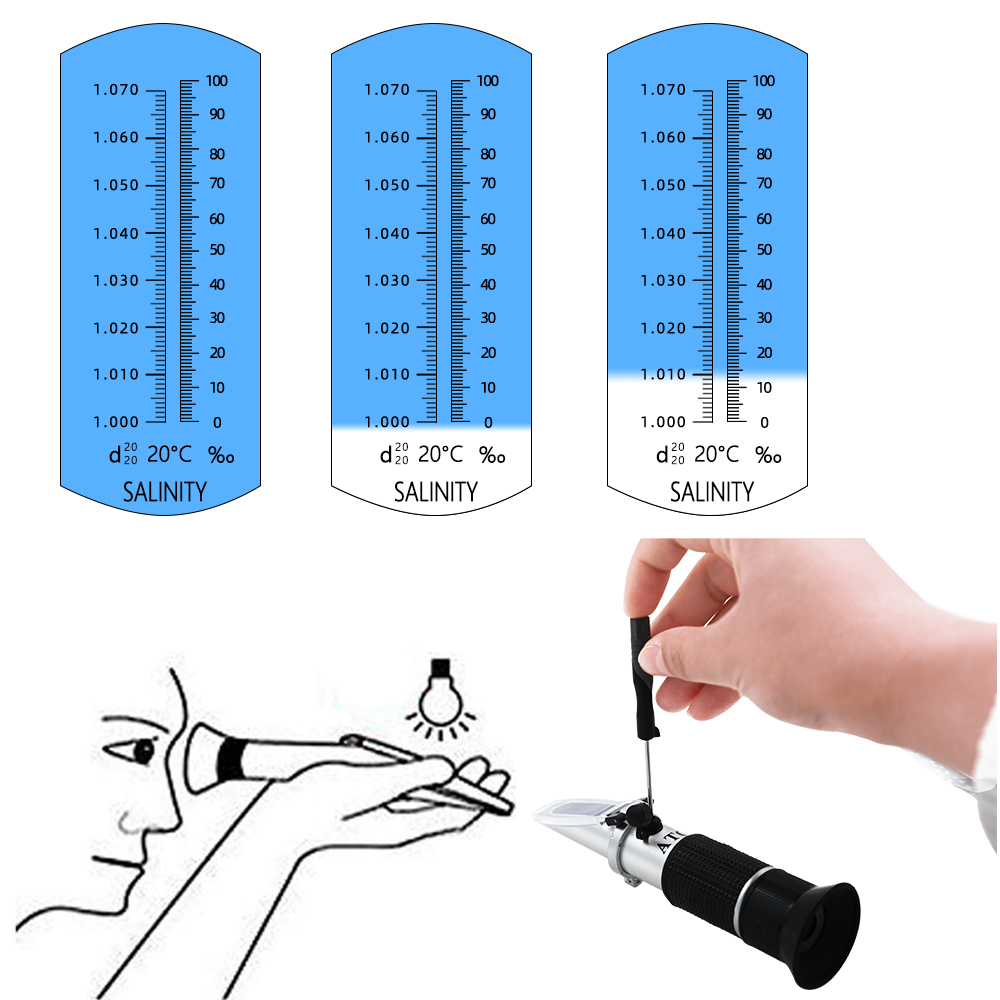 Refractómetro de salinidad por - Refractometer Salinity reseña y precio