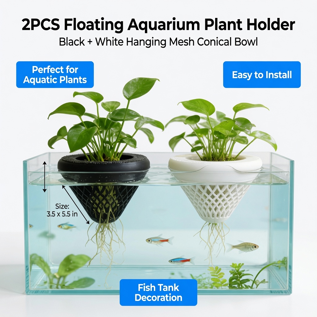 Soporte flotante para plantas  - Marine Aquarium Hobby reseña y precio