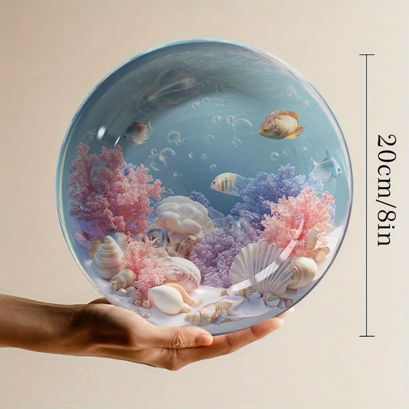 Plato y Decoración de Pared co - Marine Aquarium Home reseña y precio