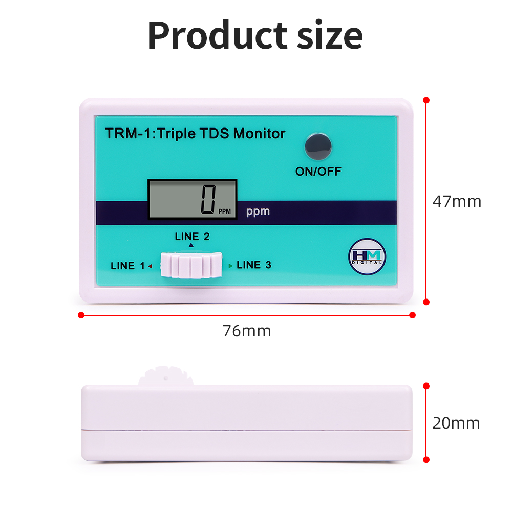 Medidor TDS Triple SM1 individ - Marine Aquarium Test Kit reseña y precio
