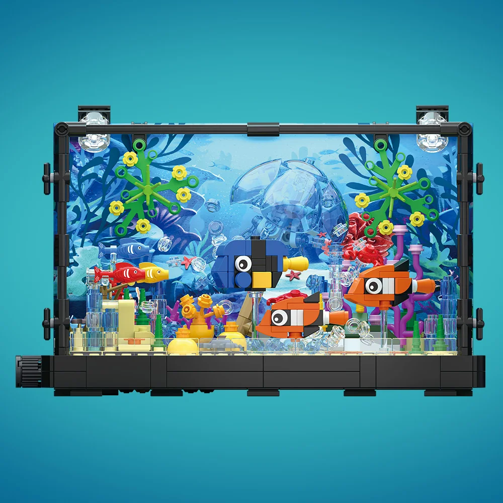 Juego de bloques de construcci - Marine Aquarium Home reseña y precio