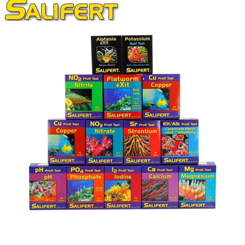 Kit Salifert Ca calcio Cu I2 K - Marine Aquarium Test Kit reseña y precio