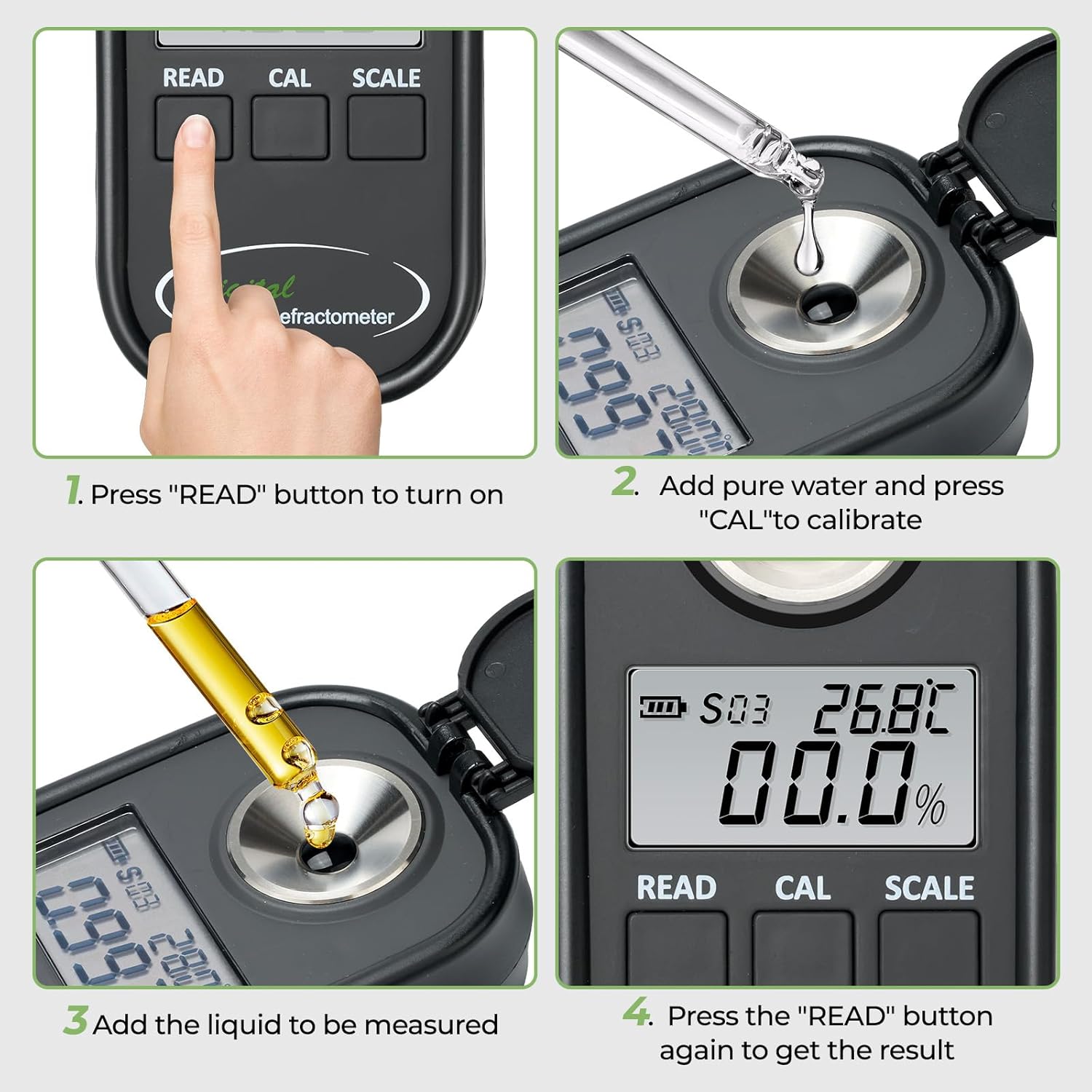 Refractómetro Digital de Salin - Refractometer Salinity reseña y precio