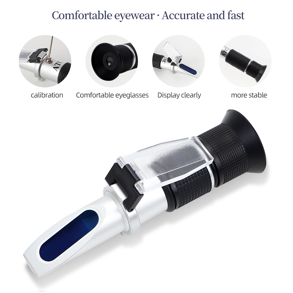 Refractómetro ATC medidor de s - Refractometer Salinity reseña y precio