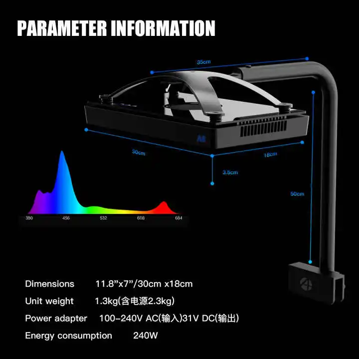 Proveedor de origen TLF A8SE I - Marine Aquarium Led Lights reseña y precio
