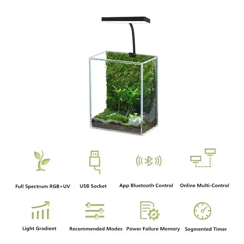 Lámpara LED de espectro comple - Marine Aquarium Led Lights reseña y precio