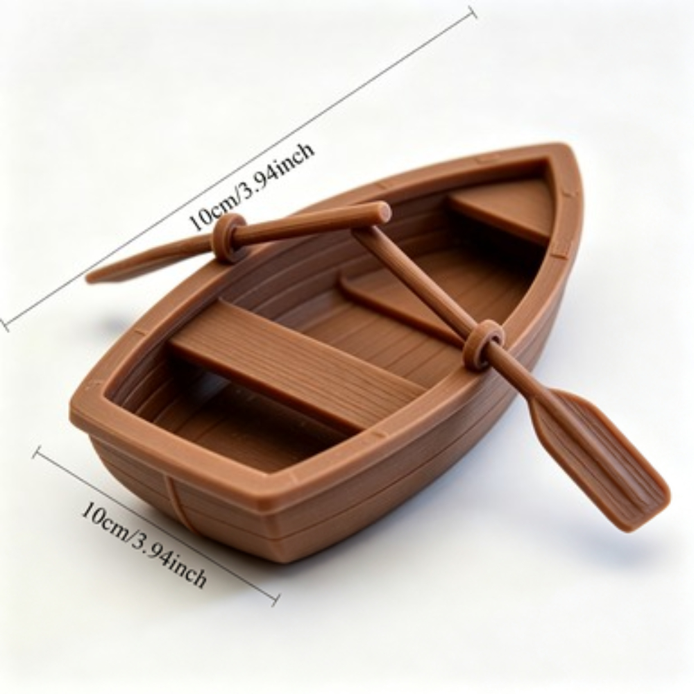 Mini Bote de Madera con Doble  - Marine Aquarium Hobby reseña y precio