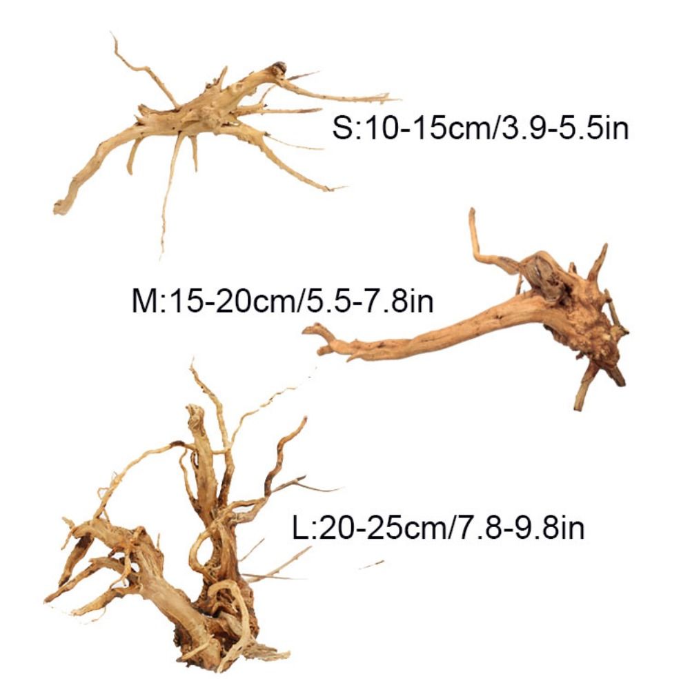 Decoración de tronco de árbol  - Marine Aquarium Hobby reseña y precio