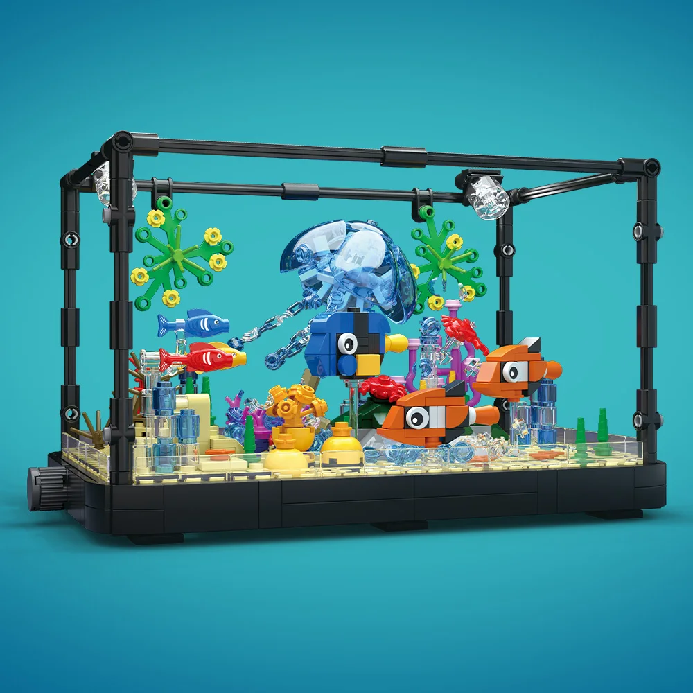 Juego de bloques de construcci - Marine Aquarium Home reseña y precio