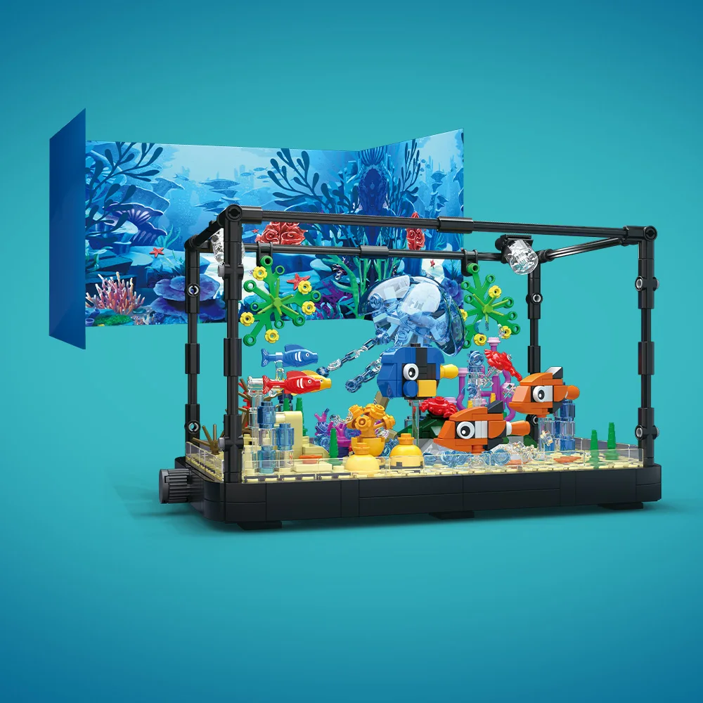 Juego de bloques de construcci - Marine Aquarium Home reseña y precio