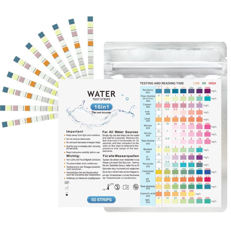 Tiras Reactivas para Acuario,  - Marine Aquarium Test Kit reseña y precio