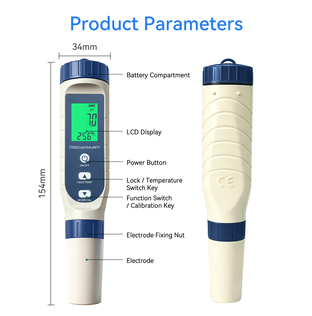 Lápiz Digital 5 en 1 para Anál - Marine Aquarium Water Testing reseña y precio