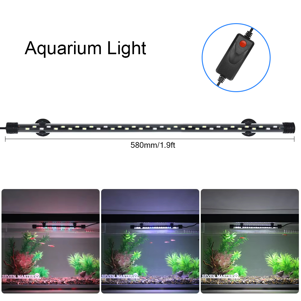 Luz LED para acuario de 58CM,  - Aquarium Marine Lights reseña y precio