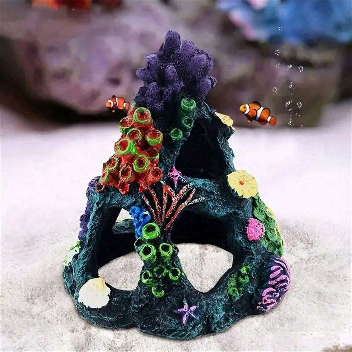 Adorno de acuario de arrecife  - Aquarium Marine Rock reseña y precio