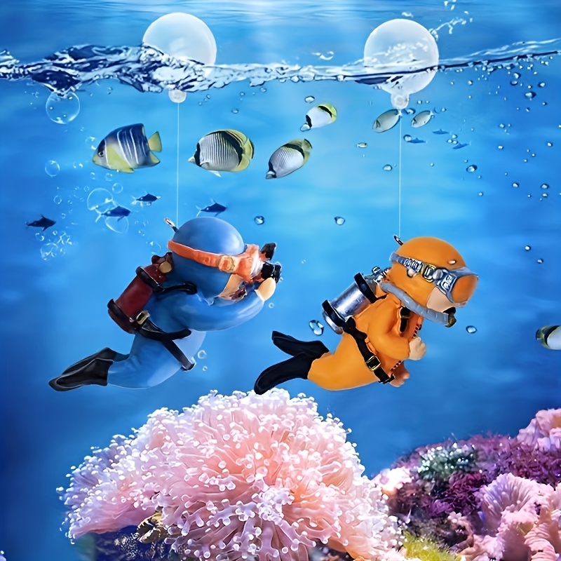 2 piezas de decoraciones vibra - Marine Aquarium Hobby reseña y precio