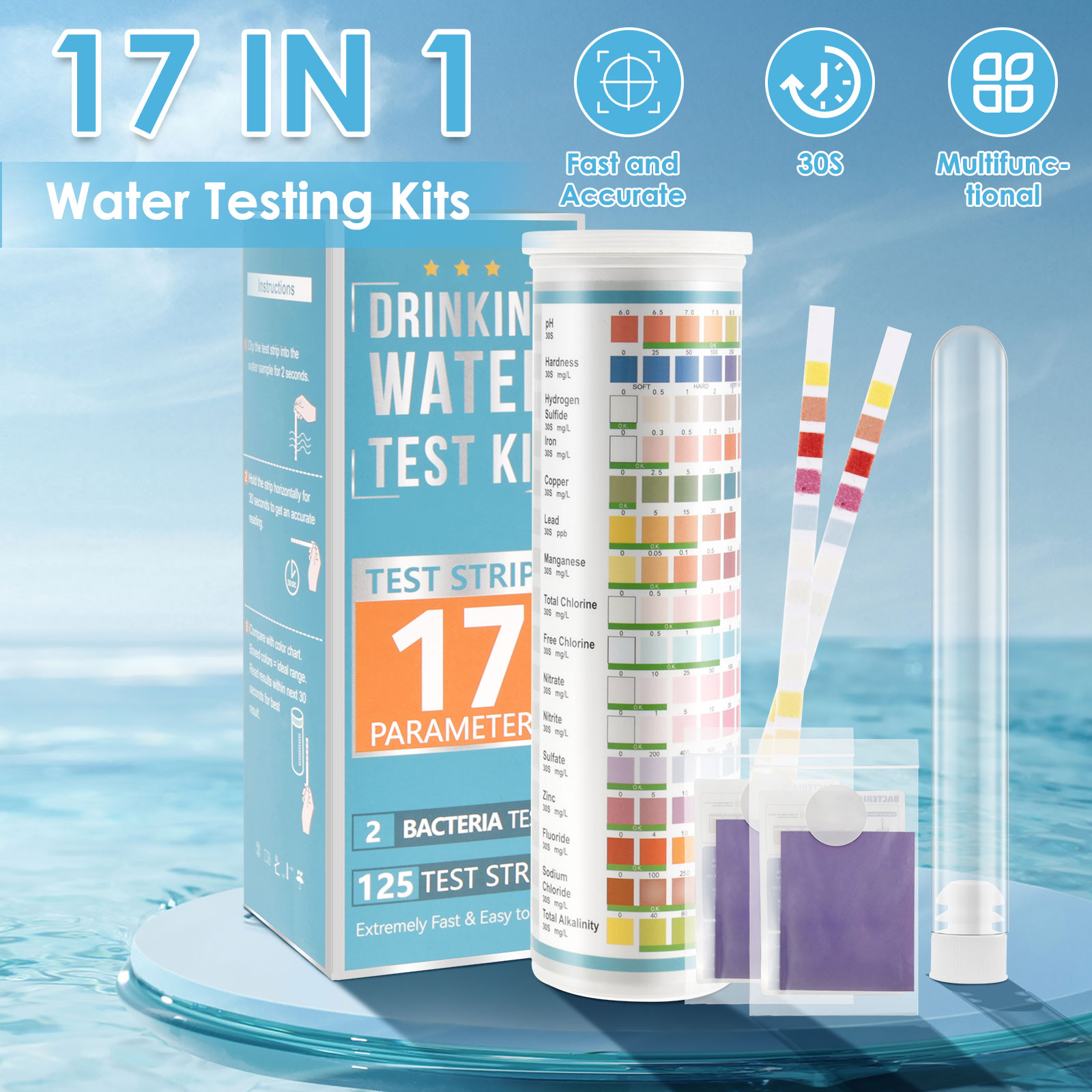 Tiras reactivas para acuario 5 - Marine Aquarium Test Kit reseña y precio