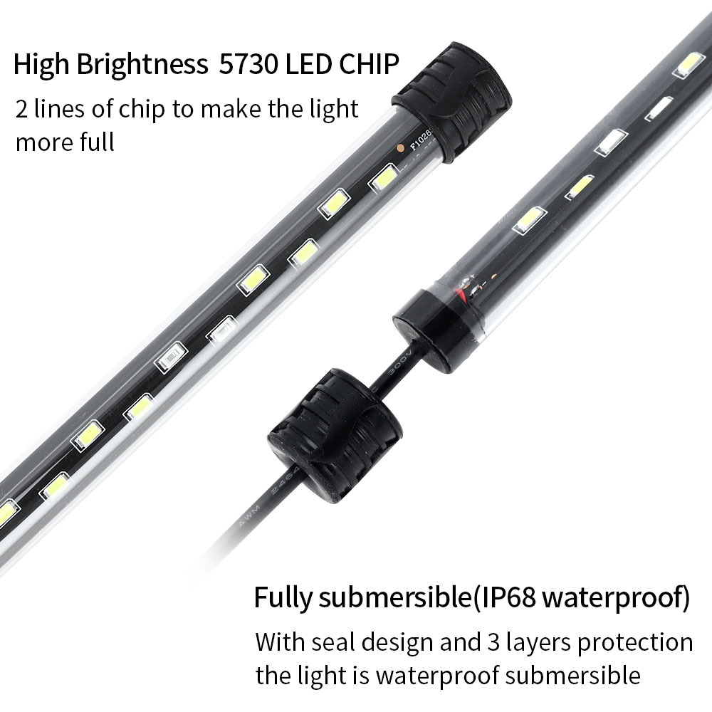 Luz LED para acuario de 90-260 - Aquarium Marine Lights reseña y precio