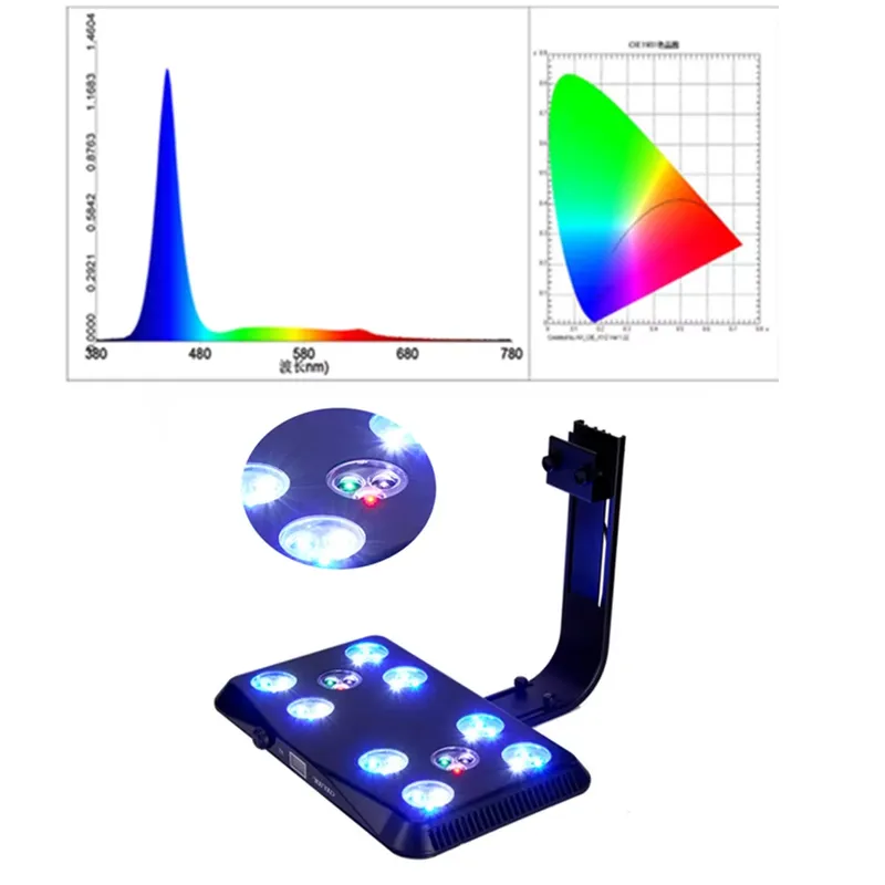 Luz LED RGB de 90W para Acuari - Marine Aquarium Led Lights reseña y precio