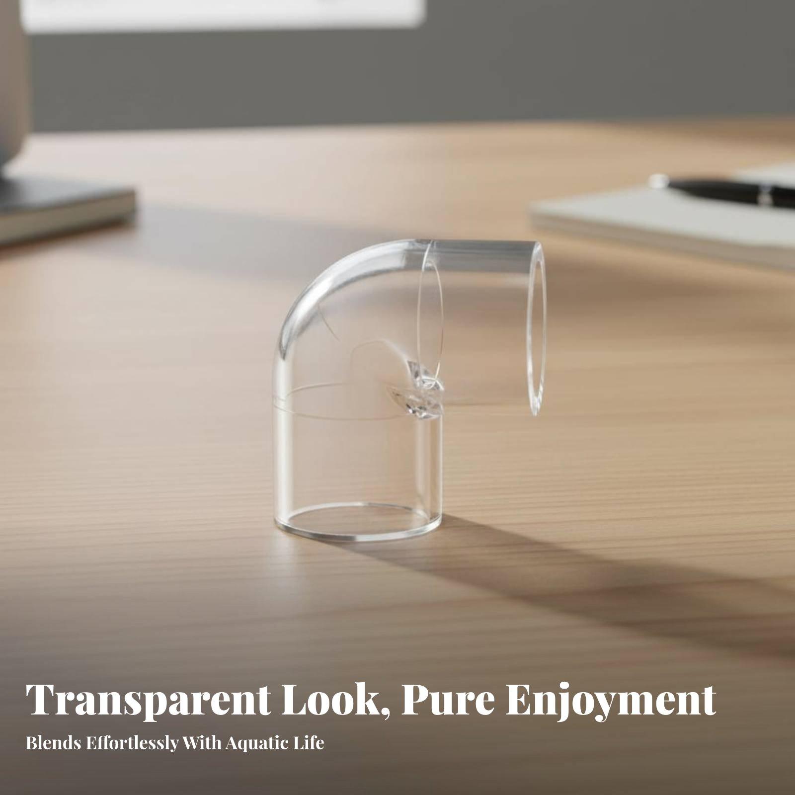 Junta de Codo Transparente par - Aquarium & Marine Museum Ums reseña y precio