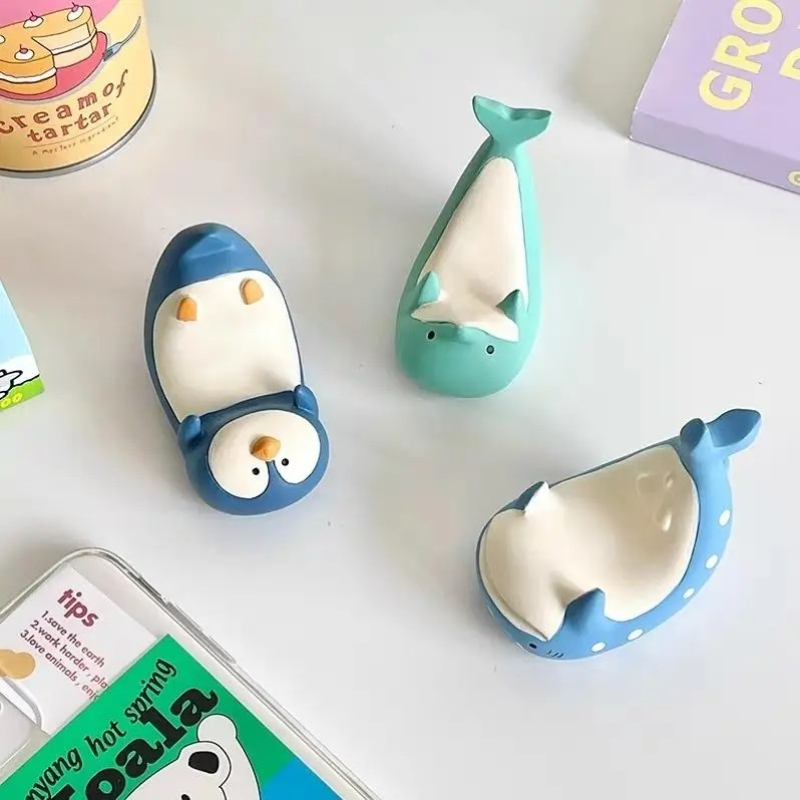 Soporte de escritorio de pingü - Marine Aquarium Home reseña y precio
