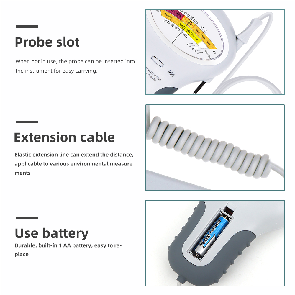 Medidor de cloro PH 2 en 1, PC - Marine Aquarium Test Kit reseña y precio